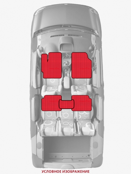 ЭВА коврики «Queen Lux» стандарт для Audi S6 (C5)