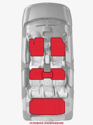 ЭВА коврики «Queen Lux» комплект для Hyundai Accent (4G)