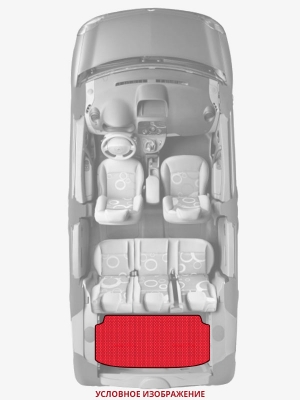 ЭВА коврики «Queen Lux» багажник для Opel Frontera B